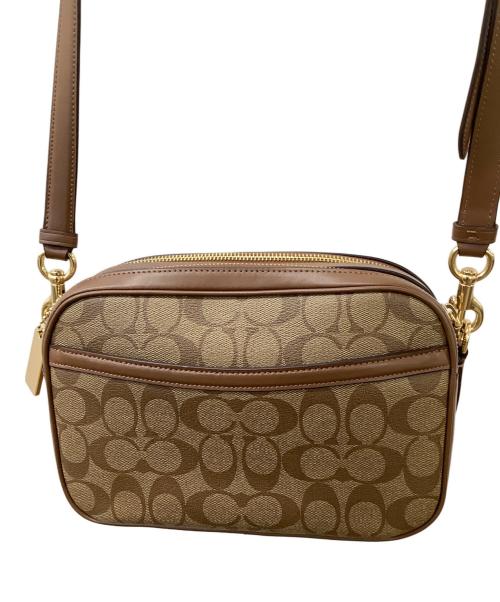 COACH（コーチ）COACH (コーチ) シグネチャー ショルダーバッグ ブラウンの古着・服飾アイテム