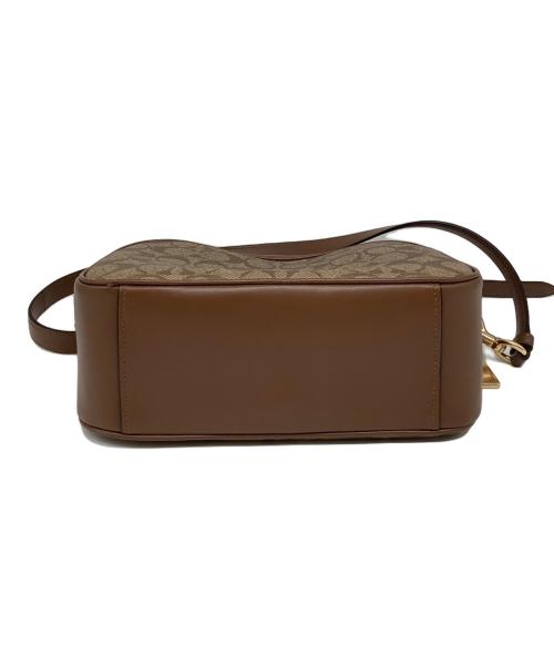 COACH（コーチ）COACH (コーチ) シグネチャー ショルダーバッグ ブラウンの古着・服飾アイテム