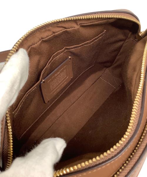 COACH（コーチ）COACH (コーチ) シグネチャー ショルダーバッグ ブラウンの古着・服飾アイテム
