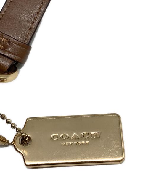 COACH（コーチ）COACH (コーチ) シグネチャー ショルダーバッグ ブラウンの古着・服飾アイテム