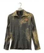 DIESELディーゼル）の古着「ポロシャツ」｜グレー