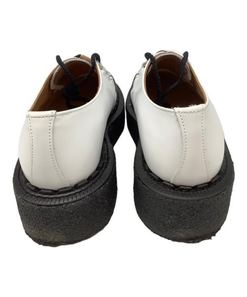 GEORGE COX（ジョージコックス）GEORGE COX (ジョージコックス) SKIPTON ホワイト×ブラック サイズ:61/2の古着・服飾アイテム