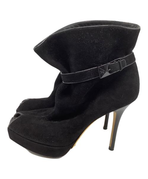 LOUIS VUITTON（ルイ ヴィトン）LOUIS VUITTON (ルイ ヴィトン) ミドルブーツ ゴールド×ブラック サイズ:36の古着・服飾アイテム