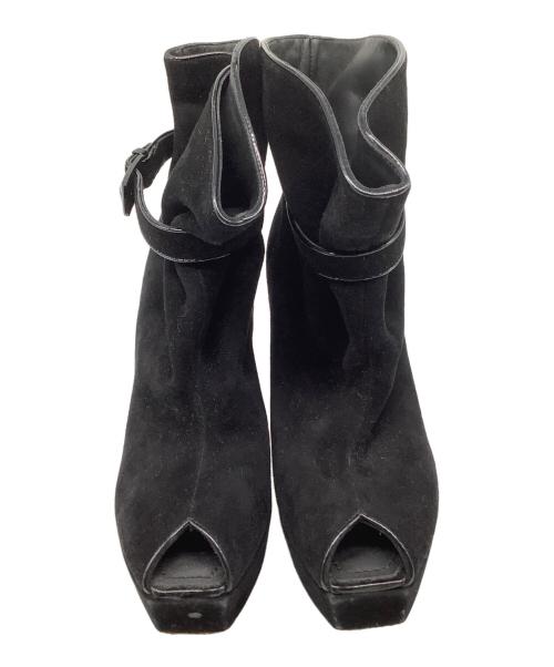 LOUIS VUITTON（ルイ ヴィトン）LOUIS VUITTON (ルイ ヴィトン) ミドルブーツ ゴールド×ブラック サイズ:36の古着・服飾アイテム