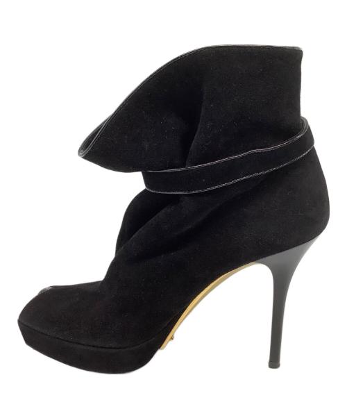 LOUIS VUITTON（ルイ ヴィトン）LOUIS VUITTON (ルイ ヴィトン) ミドルブーツ ゴールド×ブラック サイズ:36の古着・服飾アイテム