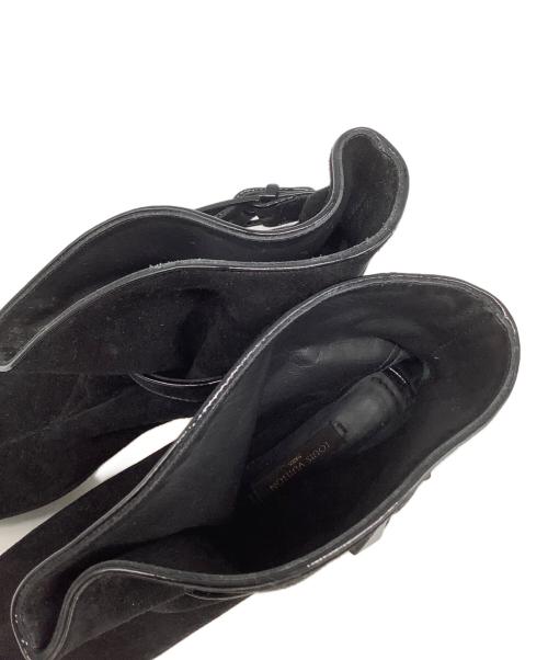 LOUIS VUITTON（ルイ ヴィトン）LOUIS VUITTON (ルイ ヴィトン) ミドルブーツ ゴールド×ブラック サイズ:36の古着・服飾アイテム