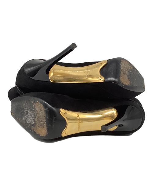 LOUIS VUITTON（ルイ ヴィトン）LOUIS VUITTON (ルイ ヴィトン) ミドルブーツ ゴールド×ブラック サイズ:36の古着・服飾アイテム