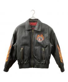 BETTY BOOP（ベティー・ブープ）の古着「レザージャケット」｜ブラック