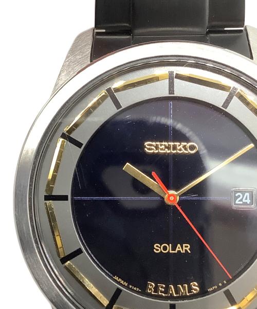 SEIKO（セイコー）SEIKO (セイコー) BEAMS (ビームス) リストウォッチ ブラックの古着・服飾アイテム