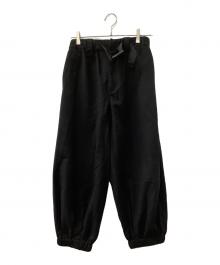 Y-3（ワイスリー）の古着「FLANNEL WIDE」｜ブラック