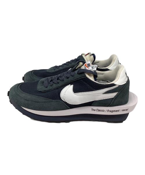 NIKE（ナイキ）NIKE (ナイキ) FRAGMENT (フラッグメント) sacai (サカイ) LD Waffle ネイビー サイズ:US10の古着・服飾アイテム