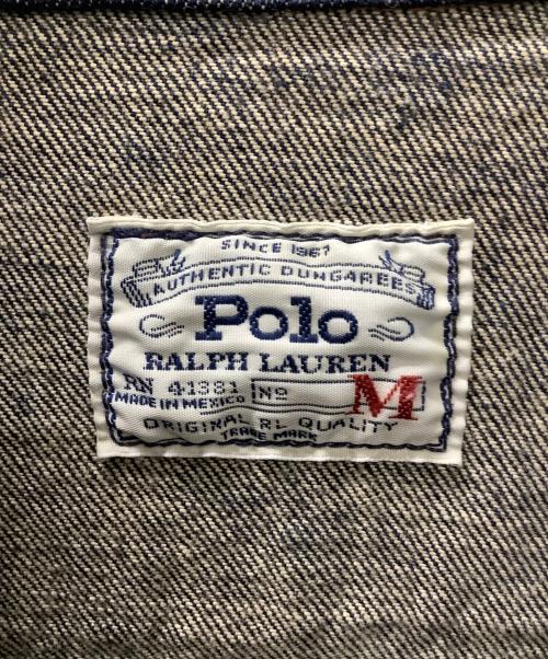 POLO RALPH LAUREN（ポロ・ラルフローレン）POLO RALPH LAUREN (ポロ・ラルフローレン) デニムジャケット インディゴ サイズ:Mの古着・服飾アイテム