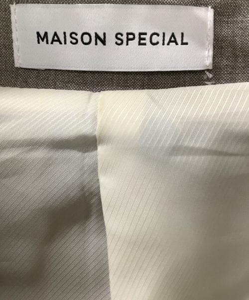 MAISON SPECIAL（メゾンスペシャル）MAISON SPECIAL (メゾンスペシャル) ベルテッドスリーブジャケット グレー サイズ:Mの古着・服飾アイテム