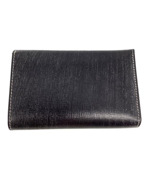 Whitehouse Cox（ホワイトハウスコックス）Whitehouse Cox (ホワイトハウスコックス) 3つ折り財布 ブラック×グリーンの古着・服飾アイテム