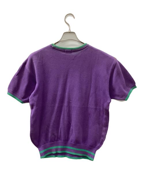 CELINE（セリーヌ）CELINE (セリーヌ) 薄手ニット パープル サイズ:Mの古着・服飾アイテム