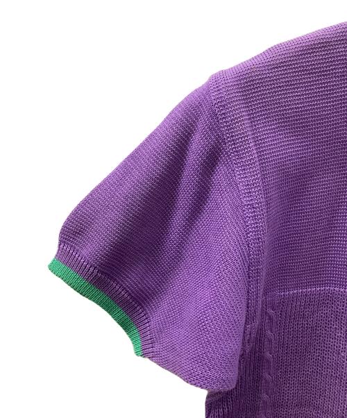 CELINE（セリーヌ）CELINE (セリーヌ) 薄手ニット パープル サイズ:Mの古着・服飾アイテム