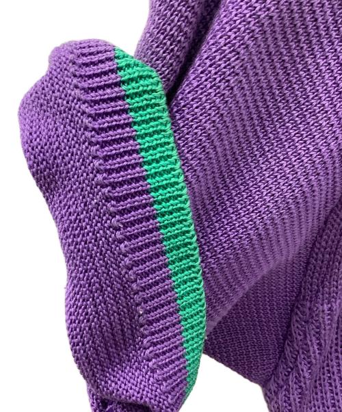 CELINE（セリーヌ）CELINE (セリーヌ) 薄手ニット パープル サイズ:Mの古着・服飾アイテム