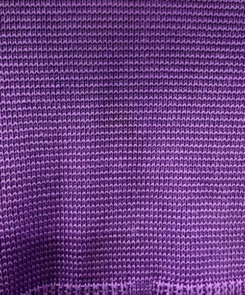 CELINE（セリーヌ）CELINE (セリーヌ) 薄手ニット パープル サイズ:Mの古着・服飾アイテム