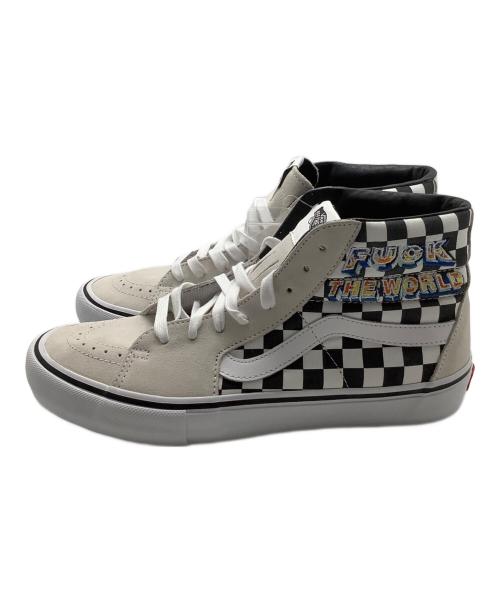 VANS（ヴァンズ）VANS (ヴァンズ) Supreme (シュプリーム) Sk8-Hi Pro ブラック×ホワイト サイズ:US10.0 未使用品の古着・服飾アイテム