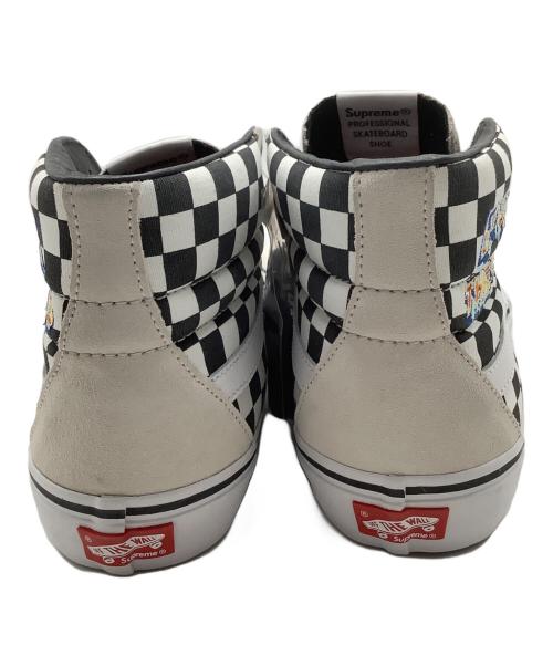 VANS（ヴァンズ）VANS (ヴァンズ) Supreme (シュプリーム) Sk8-Hi Pro ブラック×ホワイト サイズ:US10.0 未使用品の古着・服飾アイテム