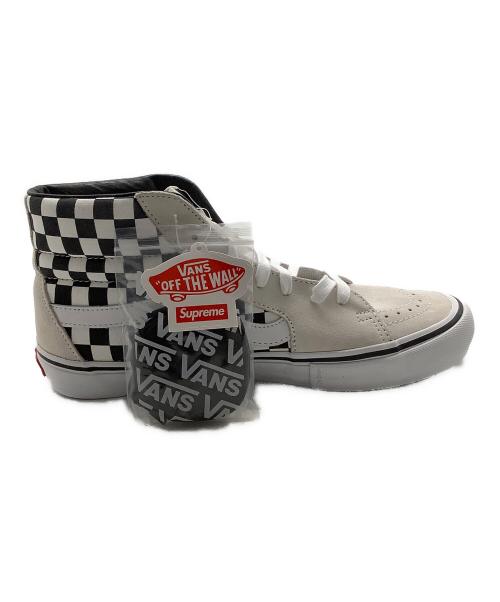 VANS（ヴァンズ）VANS (ヴァンズ) Supreme (シュプリーム) Sk8-Hi Pro ブラック×ホワイト サイズ:US10.0 未使用品の古着・服飾アイテム