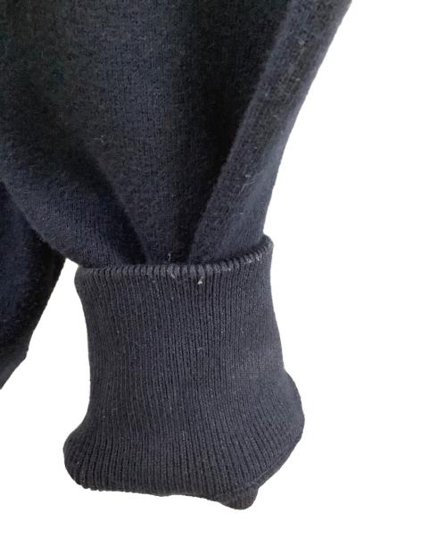 Curensology（カレンソロジー）Curensology (カレンソロジー) ダブルフェイスニットジャケットブルゾン ネイビー サイズ:Fの古着・服飾アイテム