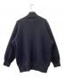 Curensology (カレンソロジー) ダブルフェイスニットジャケットブルゾン ネイビー サイズ:F：14000円