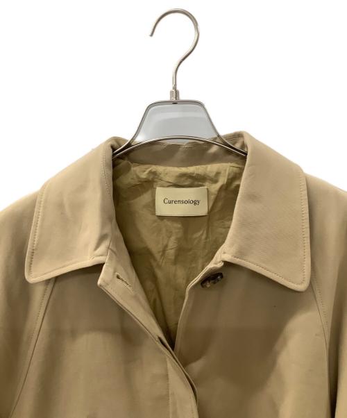 Curensology（カレンソロジー）Curensology (カレンソロジー) ステンカラーコート ベージュ サイズ:38の古着・服飾アイテム