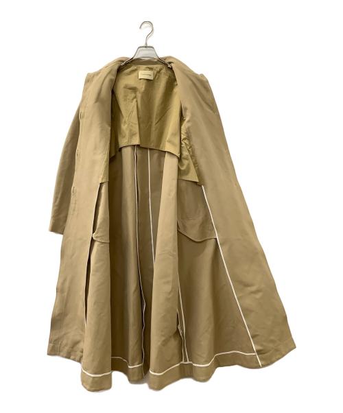 Curensology（カレンソロジー）Curensology (カレンソロジー) ステンカラーコート ベージュ サイズ:38の古着・服飾アイテム