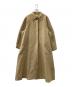 Curensology（カレンソロジー）の古着「ステンカラーコート」｜ベージュ