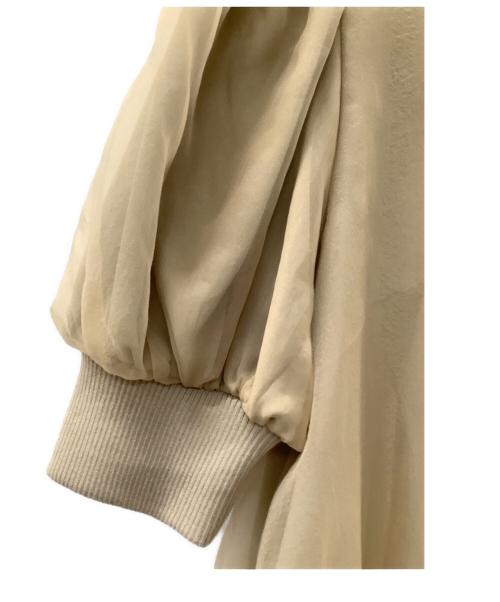 Ameri（アメリ）Ameri (アメリ) MINIMAL MACARON DRESS ベージュ サイズ:Sの古着・服飾アイテム