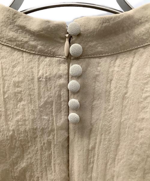 Ameri（アメリ）Ameri (アメリ) MINIMAL MACARON DRESS ベージュ サイズ:Sの古着・服飾アイテム