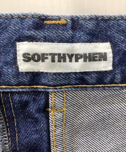 SOFTHYPHEN（ソフトハイフン）SOFTHYPHEN (ソフトハイフン) BACK 2 FRONT BAGGY FIT JEANS インディゴ サイズ:26 未使用品の古着・服飾アイテム