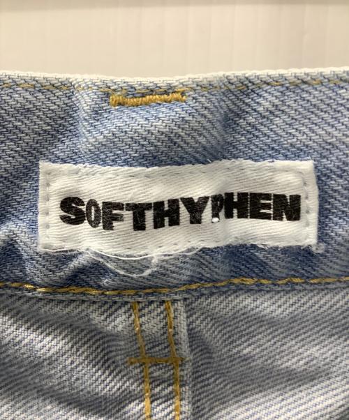 SOFTHYPHEN（ソフトハイフン）SOFTHYPHEN (ソフトハイフン) TAPERED FIT JEANS スカイブルー サイズ:28 未使用品の古着・服飾アイテム