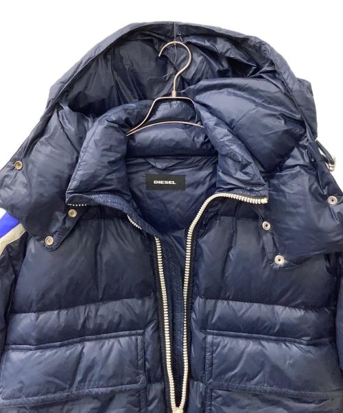DIESEL（ディーゼル）DIESEL (ディーゼル) ダウンコート ネイビー サイズ:Sの古着・服飾アイテム