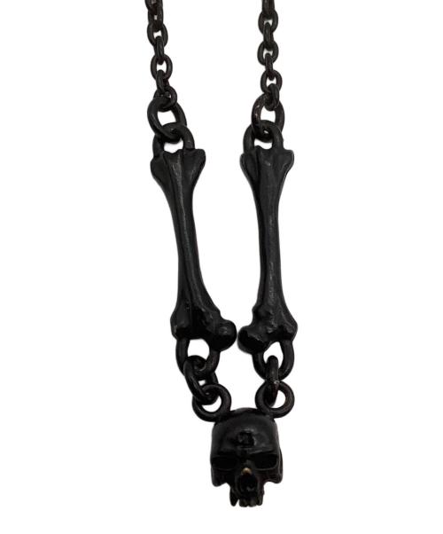 CABANE de ZUCCa（カバンドズッカ）CABANE de ZUCCa (カバンドズッカ) ドクロトップネックレス ブラックの古着・服飾アイテム