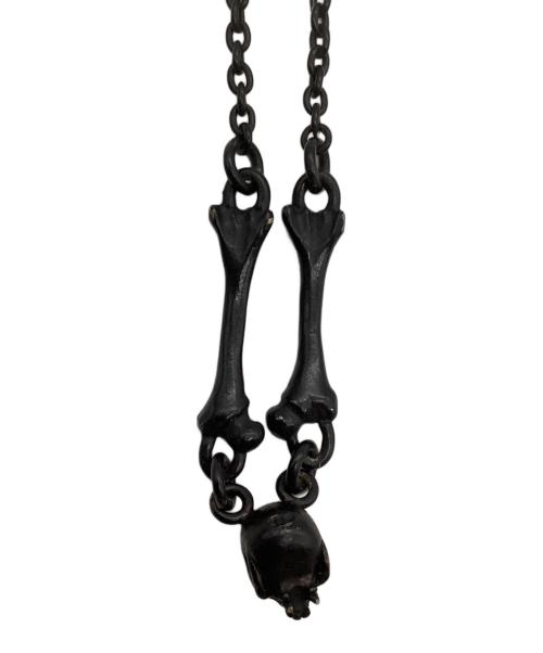 CABANE de ZUCCa（カバンドズッカ）CABANE de ZUCCa (カバンドズッカ) ドクロトップネックレス ブラックの古着・服飾アイテム