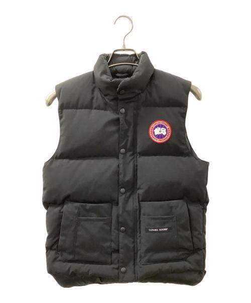 CANADA GOOSE（カナダグース）CANADA GOOSE (カナダグース) ダウンベスト ブラック サイズ:XSの古着・服飾アイテム