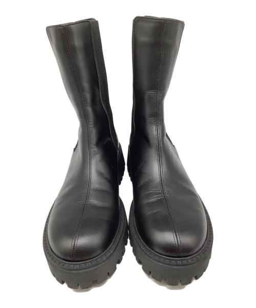 THE PAUSE（ザポーズ）THE PAUSE (ザポーズ) サイドゴアブーツ ブラック サイズ:39の古着・服飾アイテム