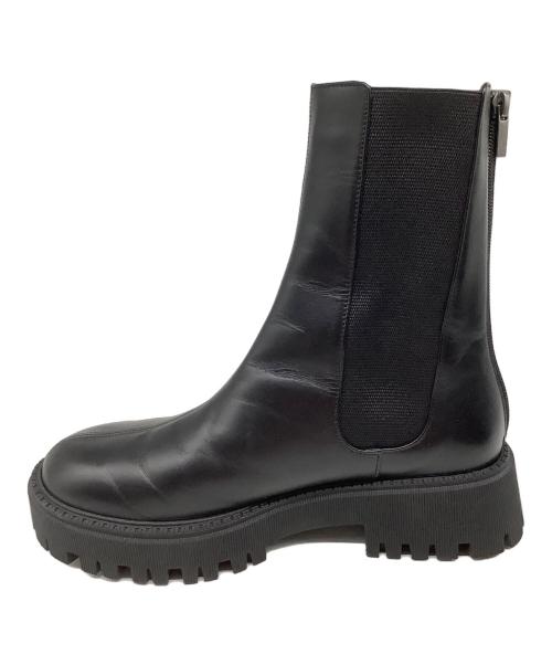 THE PAUSE（ザポーズ）THE PAUSE (ザポーズ) サイドゴアブーツ ブラック サイズ:39の古着・服飾アイテム