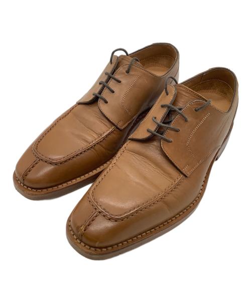 Jalan Sriwijaya（ジャランスリウァヤ）Jalan Sriwijaya (ジャランスリウァヤ) Uチップシューズ ベージュ サイズ:51/2の古着・服飾アイテム