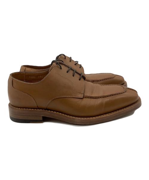 Jalan Sriwijaya（ジャランスリウァヤ）Jalan Sriwijaya (ジャランスリウァヤ) Uチップシューズ ベージュ サイズ:51/2の古着・服飾アイテム