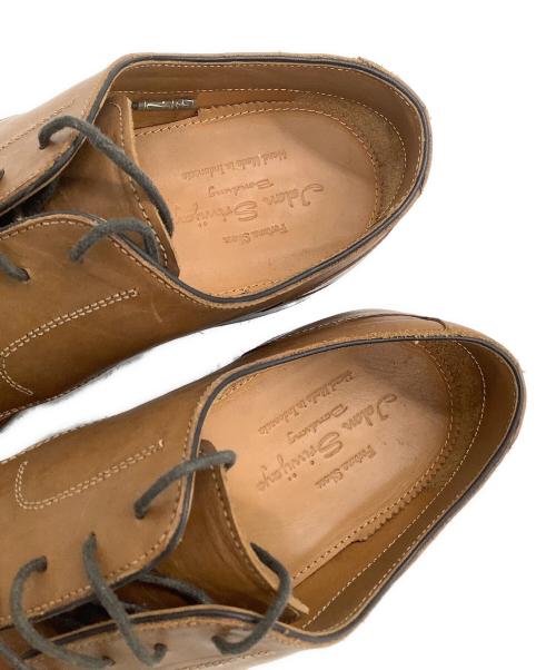 Jalan Sriwijaya（ジャランスリウァヤ）Jalan Sriwijaya (ジャランスリウァヤ) Uチップシューズ ベージュ サイズ:51/2の古着・服飾アイテム