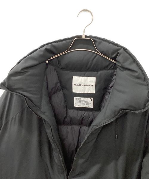 WHITE MOUNTAINEERING（ホワイトマウンテ二アニング）WHITE MOUNTAINEERING (ホワイトマウンテ二アニング) TAION (タイオン) ダウンジャケット ブラック サイズ:3の古着・服飾アイテム