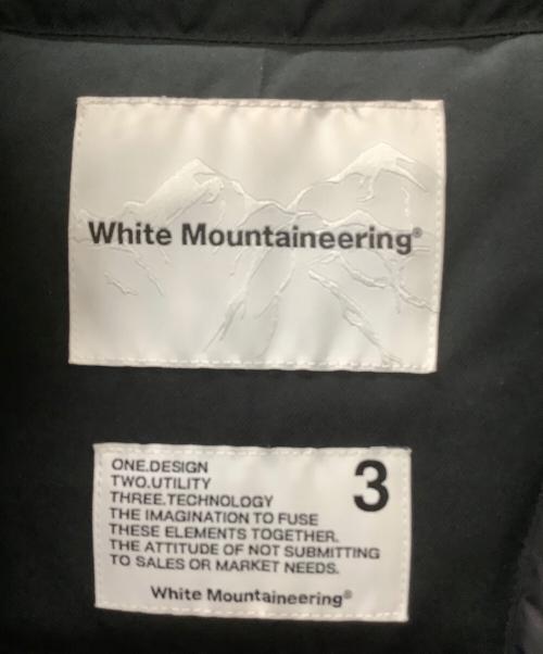 WHITE MOUNTAINEERING（ホワイトマウンテ二アニング）WHITE MOUNTAINEERING (ホワイトマウンテ二アニング) TAION (タイオン) ダウンジャケット ブラック サイズ:3の古着・服飾アイテム