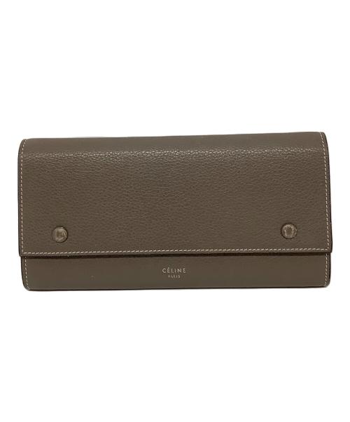 CELINE（セリーヌ）CELINE (セリーヌ) 長財布 グレーの古着・服飾アイテム