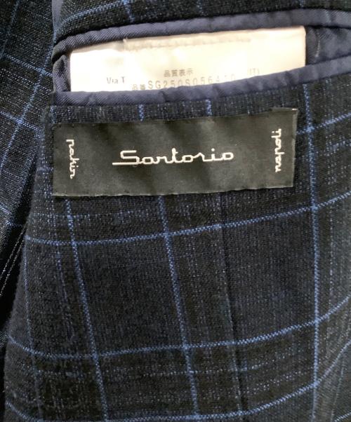 sartorio（サルトリオ）sartorio (サルトリオ) テーラードジャケット ネイビー サイズ:48の古着・服飾アイテム