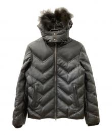 JACKROSE（ジャックローズ）の古着「ラムレザージャケット」｜ブラック