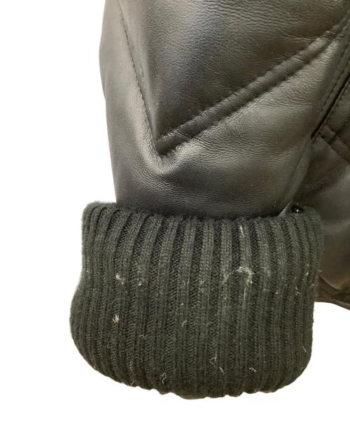 JACKROSE（ジャックローズ）JACKROSE (ジャックローズ) ラムレザージャケット ブラック サイズ:4の古着・服飾アイテム