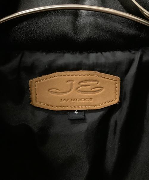 JACKROSE（ジャックローズ）JACKROSE (ジャックローズ) ラムレザージャケット ブラック サイズ:4の古着・服飾アイテム